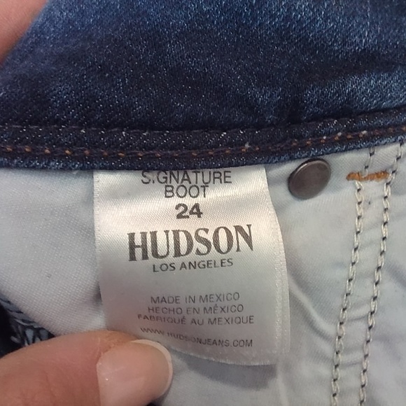 Hudson Women's Signature Boot/Flare Jeans Wash Is OBLD Size 24 - Picture 11 of 16